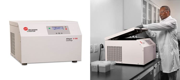 Allegra V-15R Benchtop Centrifuge Launched by Beckman Coulter Life Sciences