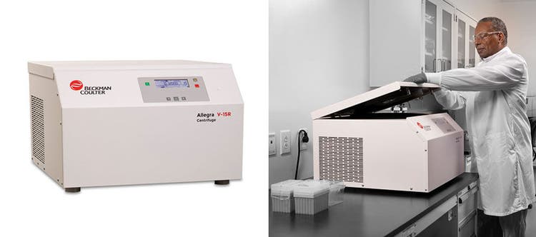 Allegra V-15R Benchtop Centrifuge Launched by Beckman Coulter Life Sciences
