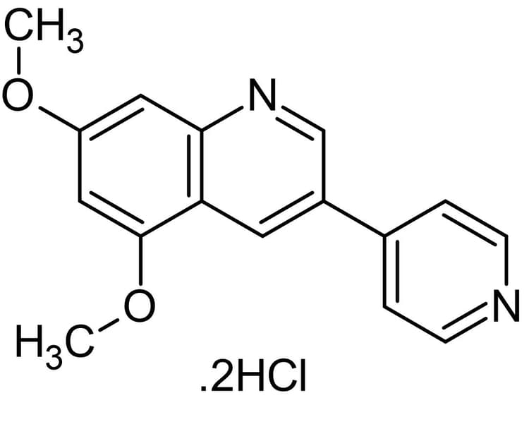 Dmpq Dihydrochloride Pdgfr Beta Inhibitor Ab141269  Chemical Structure Img170552