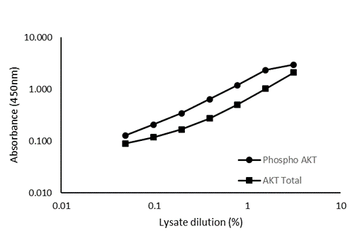AKT 1/2/3 pS473 + AKT 1/2/3 Total ELISA Kit(AB253299)