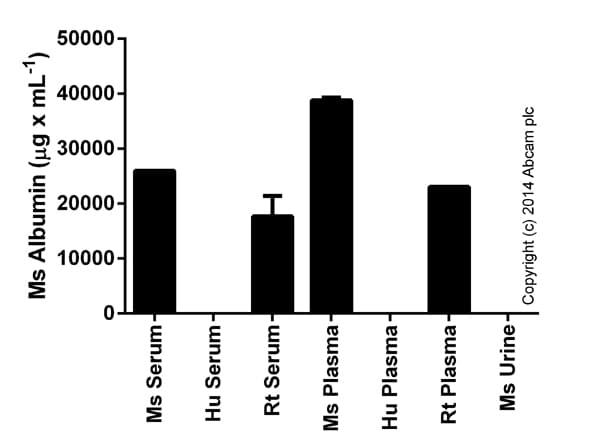 Mouse Albumin ELISA Kit(AB108791)