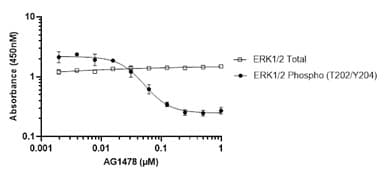 ERK1 (phospho T202 + Y204) + ERK2 (phospho T185 + Y187) + Total ELISA Kit(AB176660)