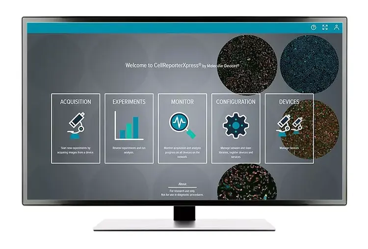 Large Blank Monitor Cell Reporter Xpress Hero 1