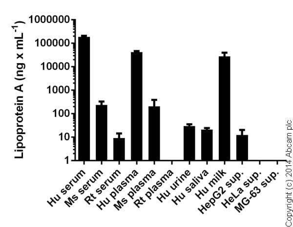 Human Lipoprotein A ELISA Kit(AB108878)