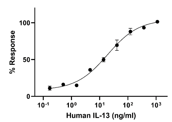 Recombinant Human IL-13 protein (Active)(AB270079)