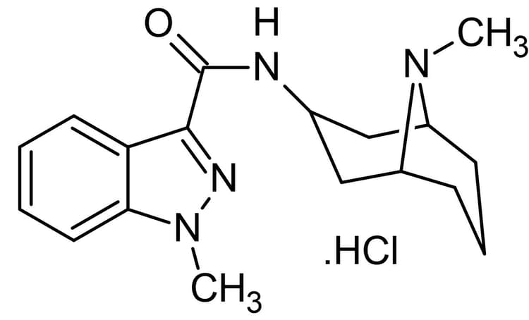 Granisetron Hydrochloride 5 Ht3 Antagonist Ab120125  Chemical Structure Img183389