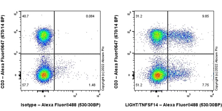 Anti-LIGHT/TNFSF14 antibody [EPR23428-536] - BSA and Azide free(AB305236)