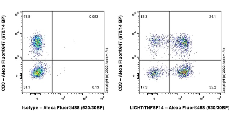 Anti-LIGHT/TNFSF14 antibody [EPR23428-536] - BSA and Azide free(AB305236)