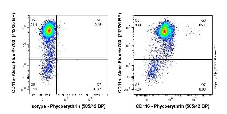 PE Anti-CD116 antibody [EPR24554-26](AB306535)