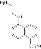 5-(2-Aminoethylamino)- 1-naphthalenesulfonic acid, sodium salt (1,5-EDANS, Na+salt)(AB275074)
