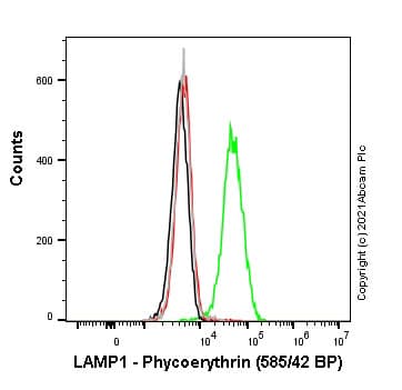 PE Anti-LAMP1 antibody [EPR24395-31](AB281778)