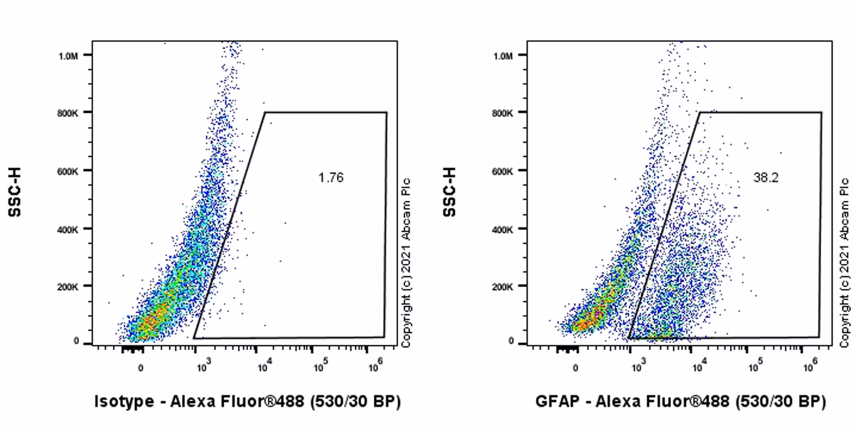 Gfap Antibody Epr1034y Ab68428  Flow Cytometry Intracellular Img168174