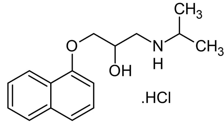 Propranolol Hydrochloride Beta Adrenoceptor Antagonist Ab120757  Chemical Structure Img176355