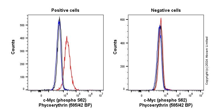 Pe C Myc Phospho S62 Antibody Epr17924 Ab305731  Flow Cytometry Intracellular Img437906