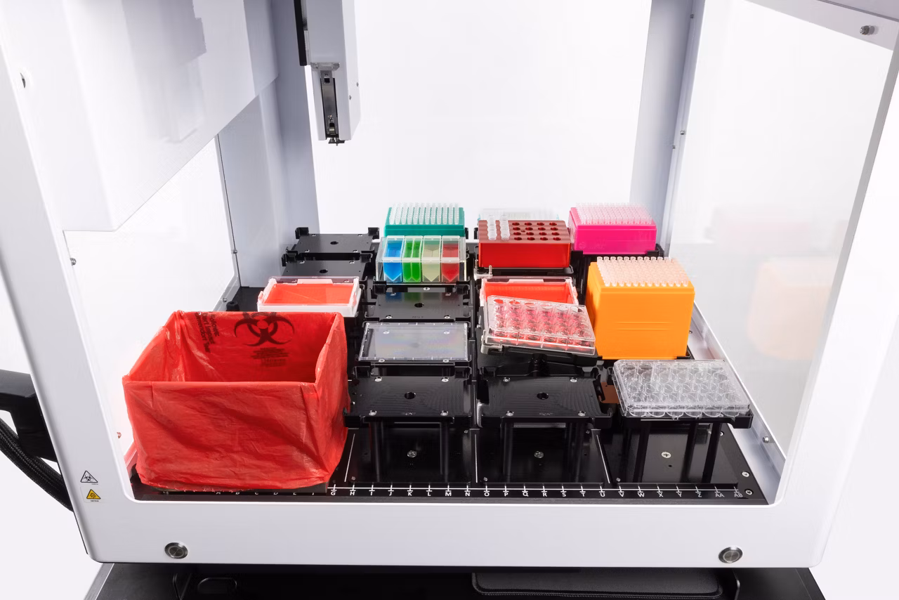 Biomek I3 Transfection Deck Trash W Labware