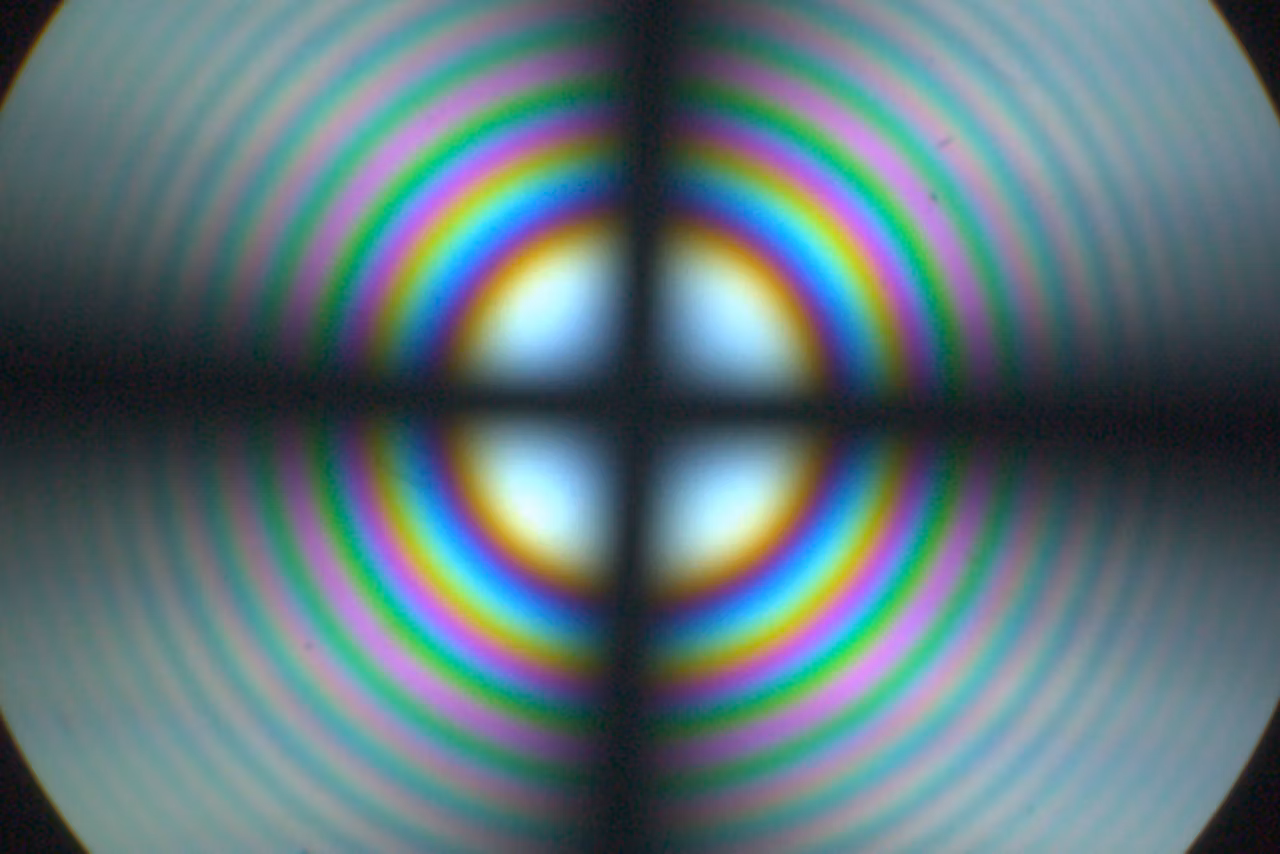 Conoscopic Image Calcite Polarized Kid21756568