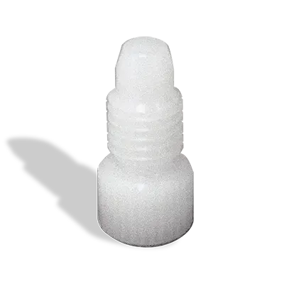SecurityCAP Sealing Plug, 1/4in-28 Threads (POM), white, Ea
