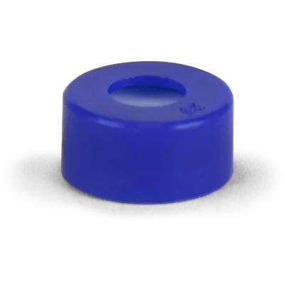 Verex Cert+ Seal, 11mm Dia., Snap, PTFE/Silicone, Blue, 1000/Pk