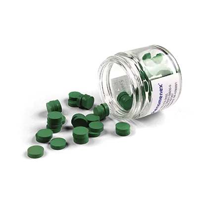 PhenoGreen-400 Injector Septa, 7/16 in (11 mm) Diameter, 50/Pk