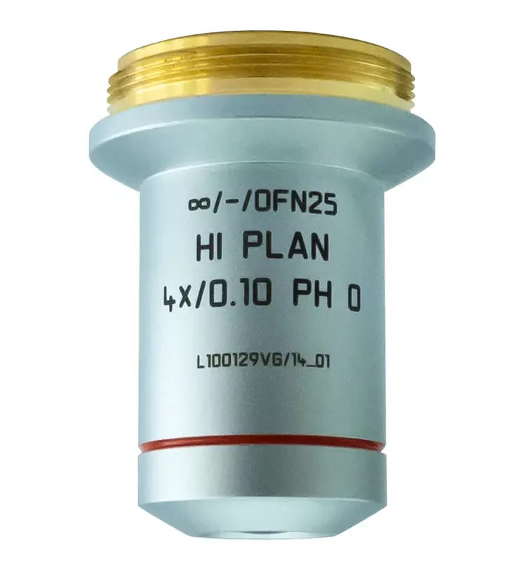 Microscope Objective HI PLAN 4x/0.10 PH0