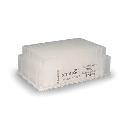 Strata-X-Drug B Plus 33µm Polymeric Strong Cation, 96-Well Plate, 10mg/well, 2/Pk